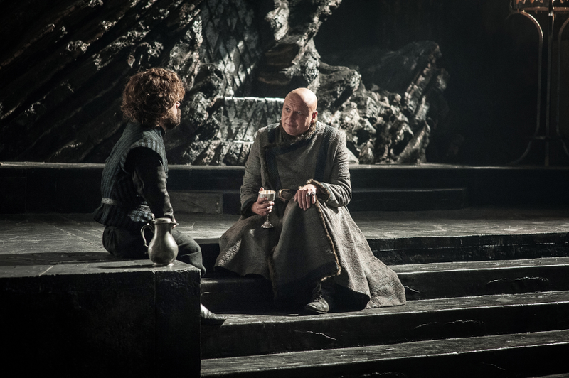 Peter Dinklage (left), Conleth Hill (Photo: Helen Sloan/HBO)